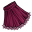 Burgundy Dress Skirt