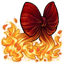 Red Burning Bow
