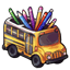 School Bus Pencil Holder