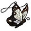Monochrome Butterfly Suncatcher