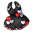 Black Candy Heart Dress