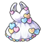 White Candy Heart Dress