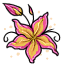 Cheery Gladiolus Pins