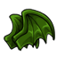 Green Chibi Dragon Wings