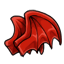 Red Chibi Dragon Wings
