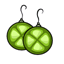 Citrus Charms Lime Earrings