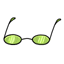Citrus Charms Lime Green Sunglasses