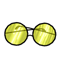 Citrus Charms Lime Yellow Sunglasses