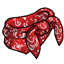 Knotted Red Handkerchief