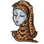 Leopard Print Elegant Saheric Headscarf