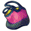 Midnight Neon Crochet Shopping Bag