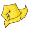Crooked Yellow Witch Hat