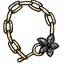 Onyx Crystal Flower Bracelet