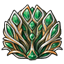 Decorative Emerald Peacock