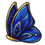 Delicate Sapphire Butterfly