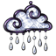 Diamond Rain Cloud Charm