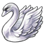 Diamond Swan Figurine