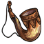 Bronze Drinking Horn
