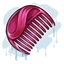 Dripping Ruby Comb
