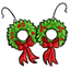 Festive Wreath Earrings