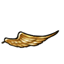 Golden Cap Wing Earring