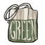 Green Eco-Friendly Canvas Tote