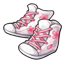 Cherry Blossom Embroidered Sneakers