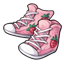 Strawberry Embroidered Sneakers