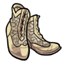 Fancy Gold Boots