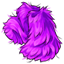 Neon Purple Fauxverly Fluffy Leg Warmers