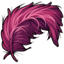 Wine Feather Plume