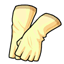 Yellow Fingerless Gloves
