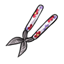 Purple and Red Floral Gardening Shears