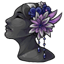 Midnight Flower Headdress