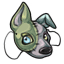 Frankenpuppy Fascinator Mask