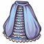 Frilled Celeste Aristocrat Skirt