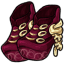 Burgundy Leather Geared Boots