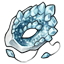 Celestite Geode Mask