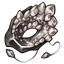 Smoky Quartz Geode Mask