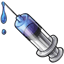 Blue Liquid Filled Giant Syringe