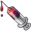 Red Liquid Filled Giant Syringe