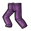 Glittering Violet Glam Rock Pirate Pants