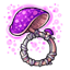 Lovely Glittershroom Ring