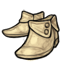 Gold Side-Button Boots
