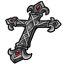 Gothic Cross Charm