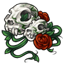 Gourd Witch Rose Small Skulls