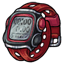 Red GPS Watch