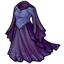 Purple Graceful Witch Gown