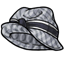 Gray Patterned Trilby