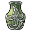 Green Butterfly Vase